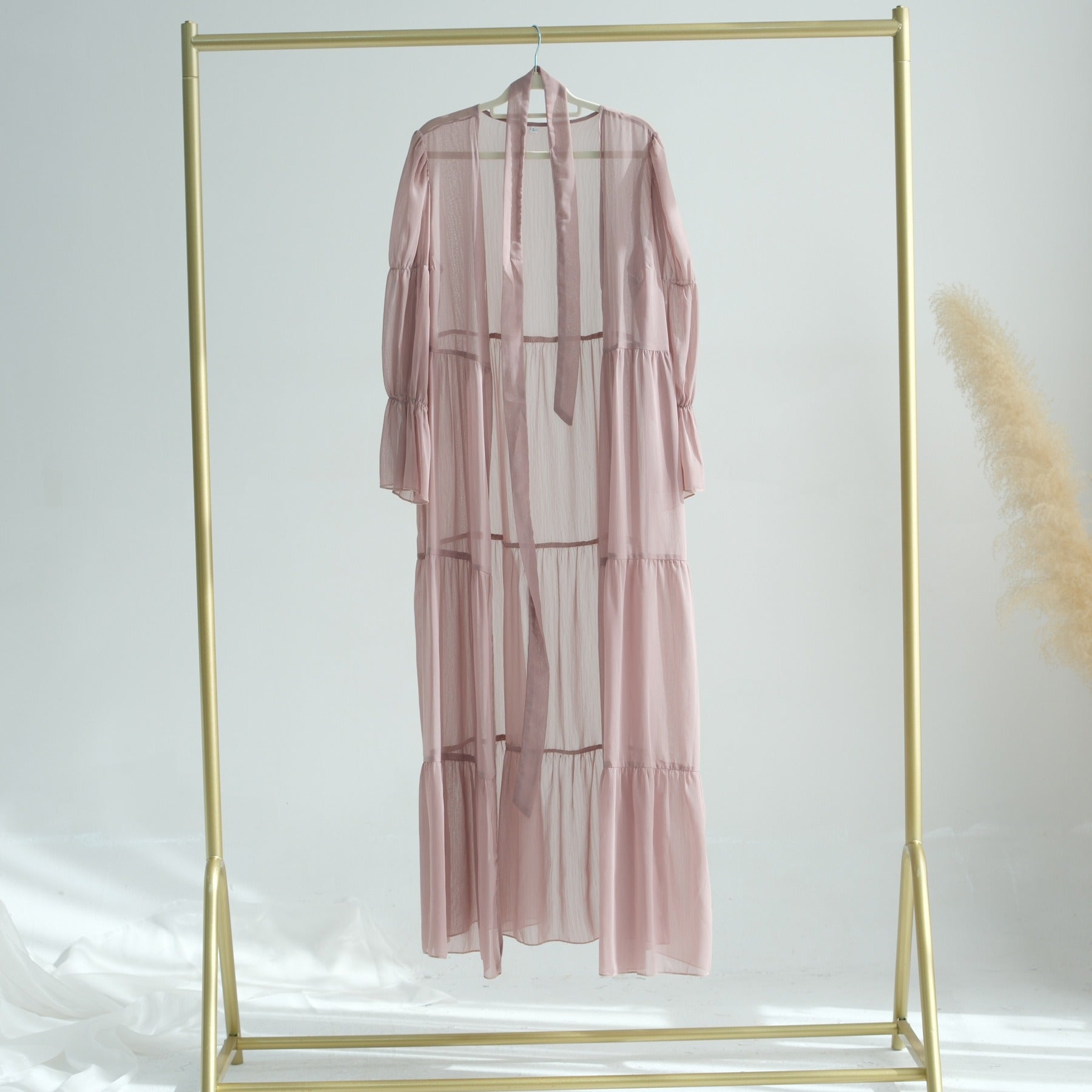 LM323 Ensemble Robe Abaya Musulmane avec Hijab - Mode Islamique Modeste