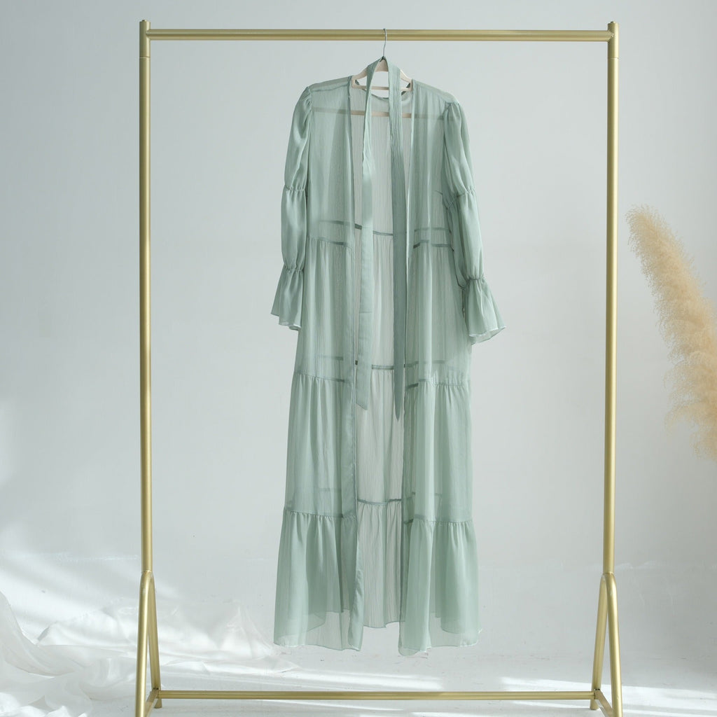 LM323 Ensemble Robe Abaya Musulmane avec Hijab - Mode Islamique Modeste