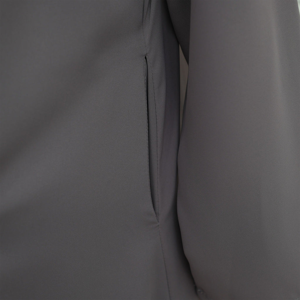 LM313 Cardigan Col Blazer Élégant avec Ensemble Hijab - Tenue Modeste 2 Pièces pour Femmes Musulmanes