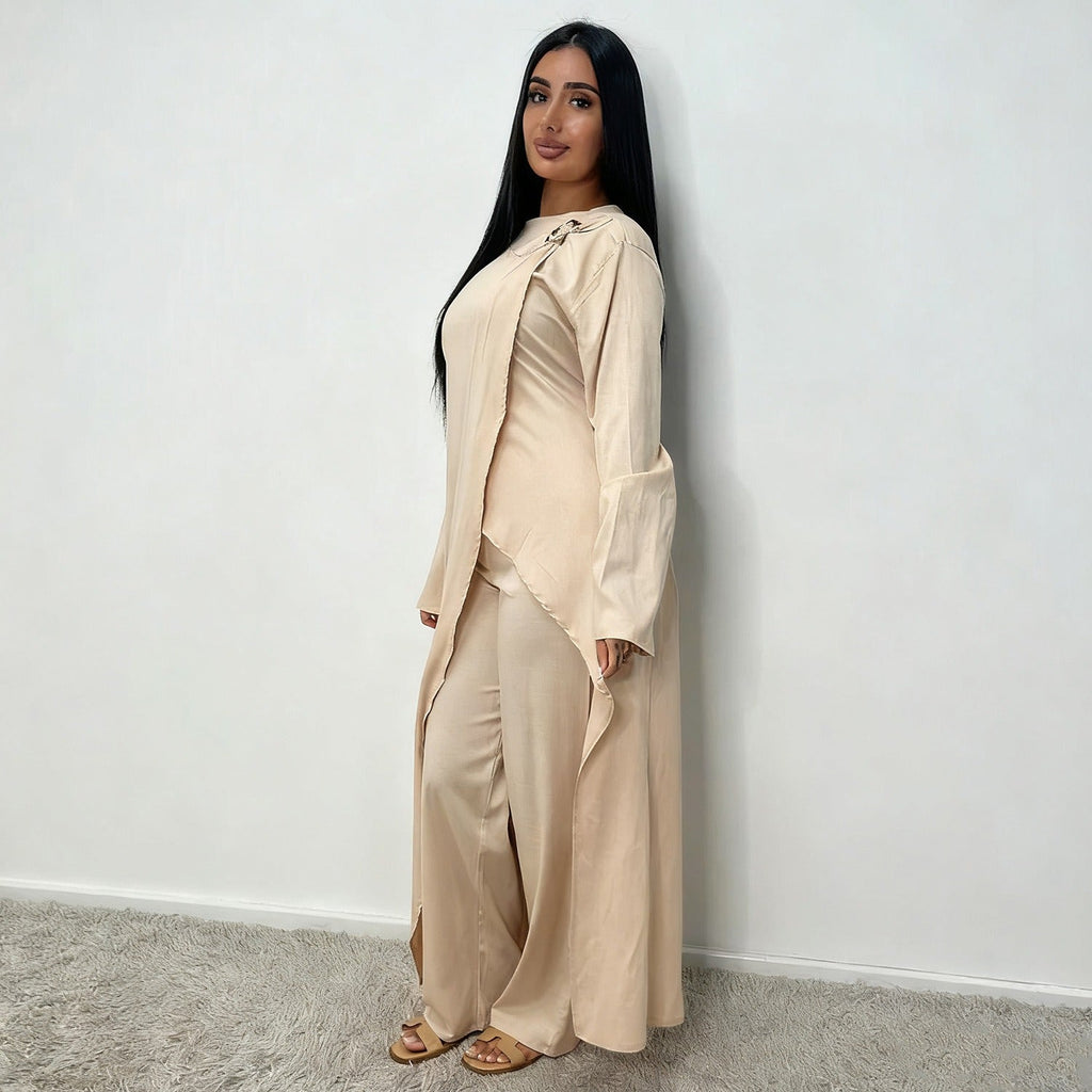 LM322 Ensemble Modeste 2 Pièces - Tenue Haut & Pantalon
