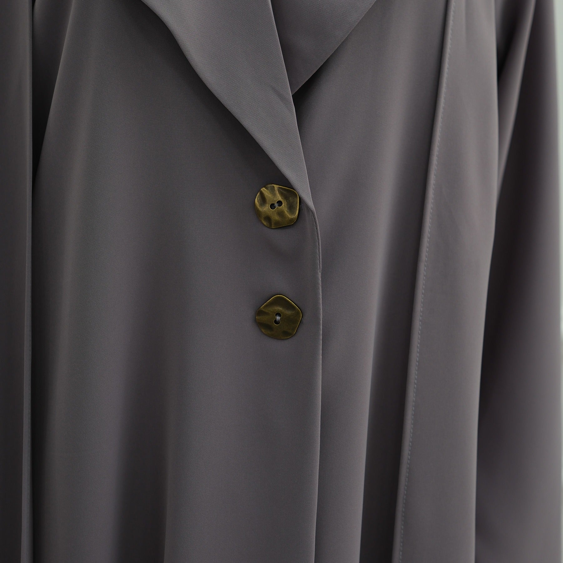 LM313 Cardigan Col Blazer Élégant avec Ensemble Hijab - Tenue Modeste 2 Pièces pour Femmes Musulmanes