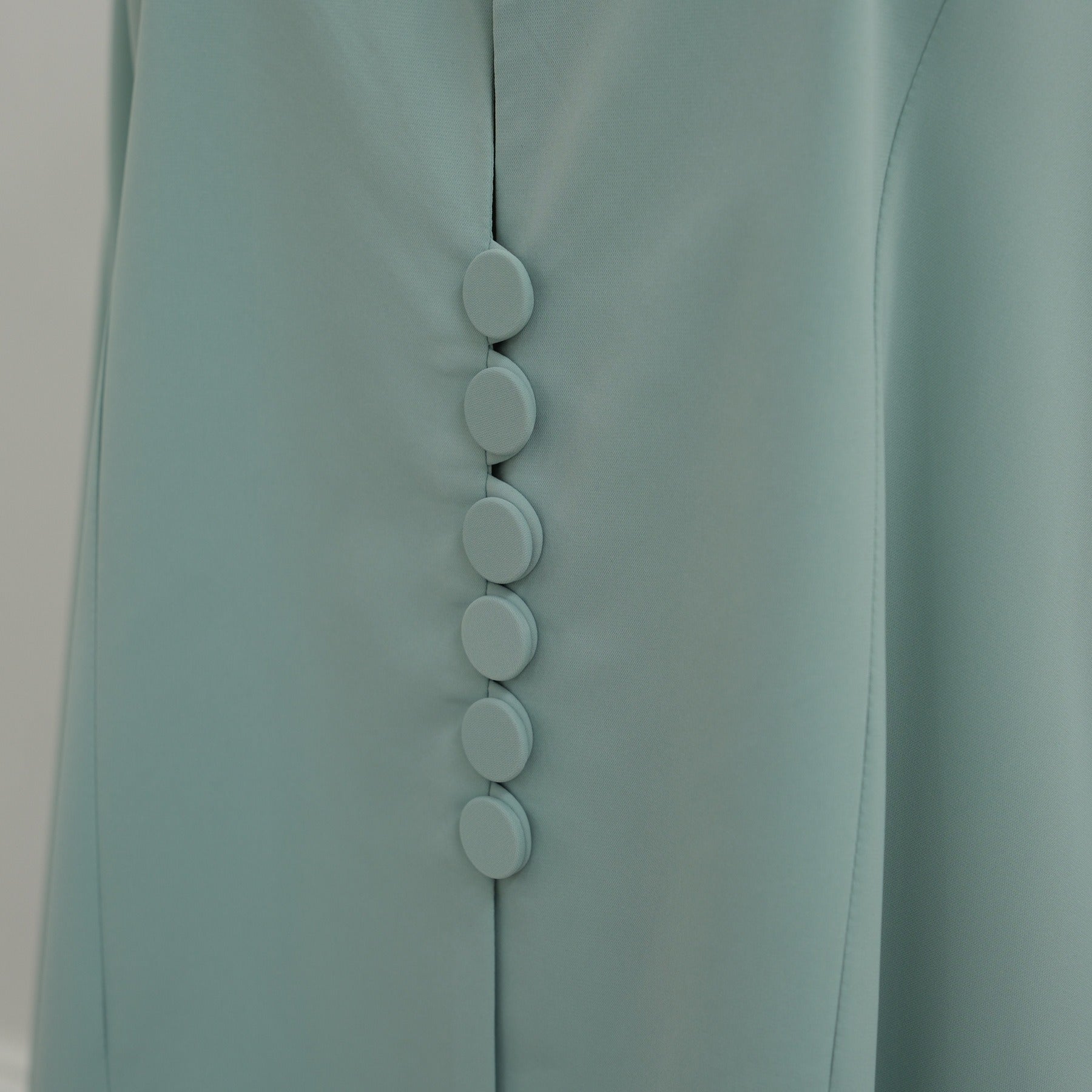 LM312 Cardigan Col Blazer Modeste avec Ensemble Hijab - Abaya 2 Pièces Boutonnée Devant pour Femmes Musulmanes