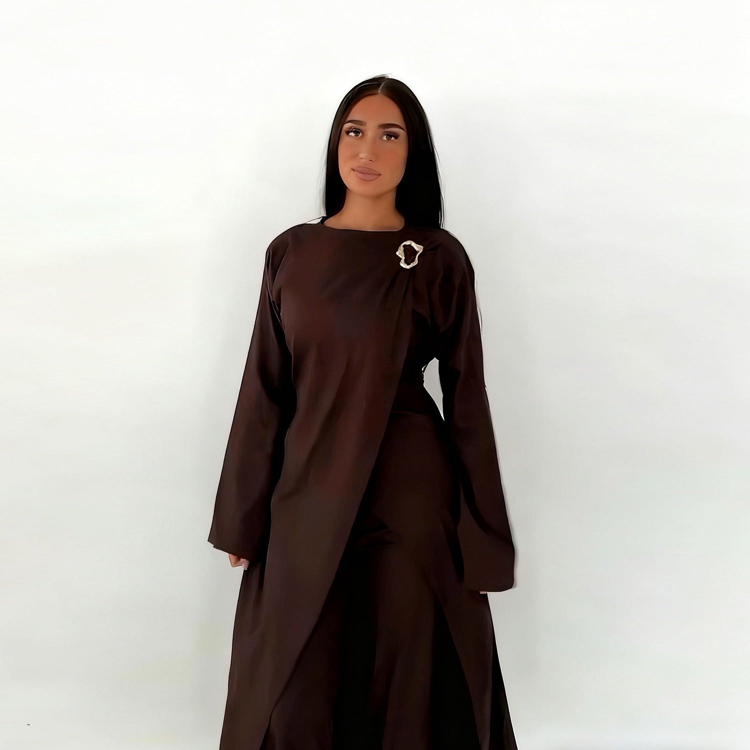 LM322 Ensemble Modeste 2 Pièces - Tenue Haut & Pantalon