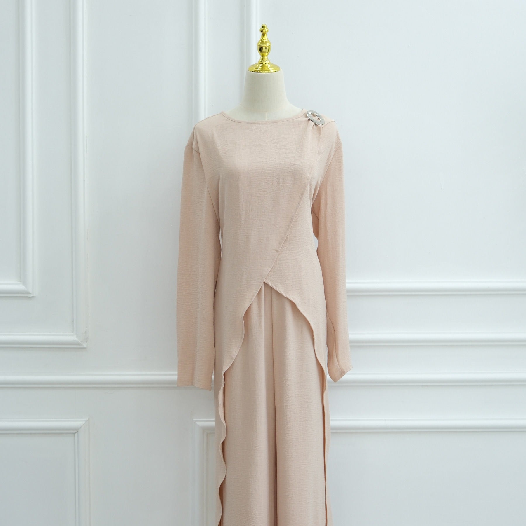 LM322 Ensemble Modeste 2 Pièces - Tenue Haut & Pantalon