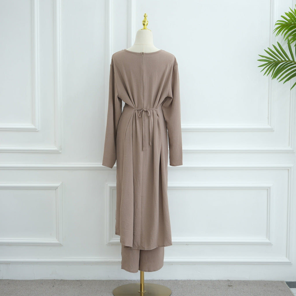 LM322 Ensemble Modeste 2 Pièces - Tenue Haut & Pantalon