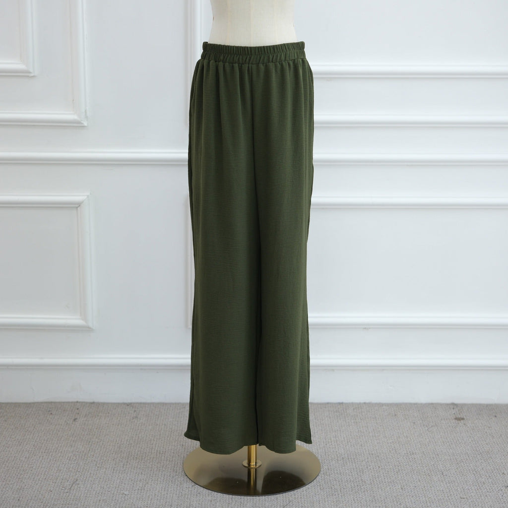 LM322 Ensemble Modeste 2 Pièces - Tenue Haut & Pantalon