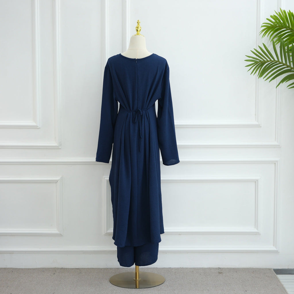 LM322 Ensemble Modeste 2 Pièces - Tenue Haut & Pantalon