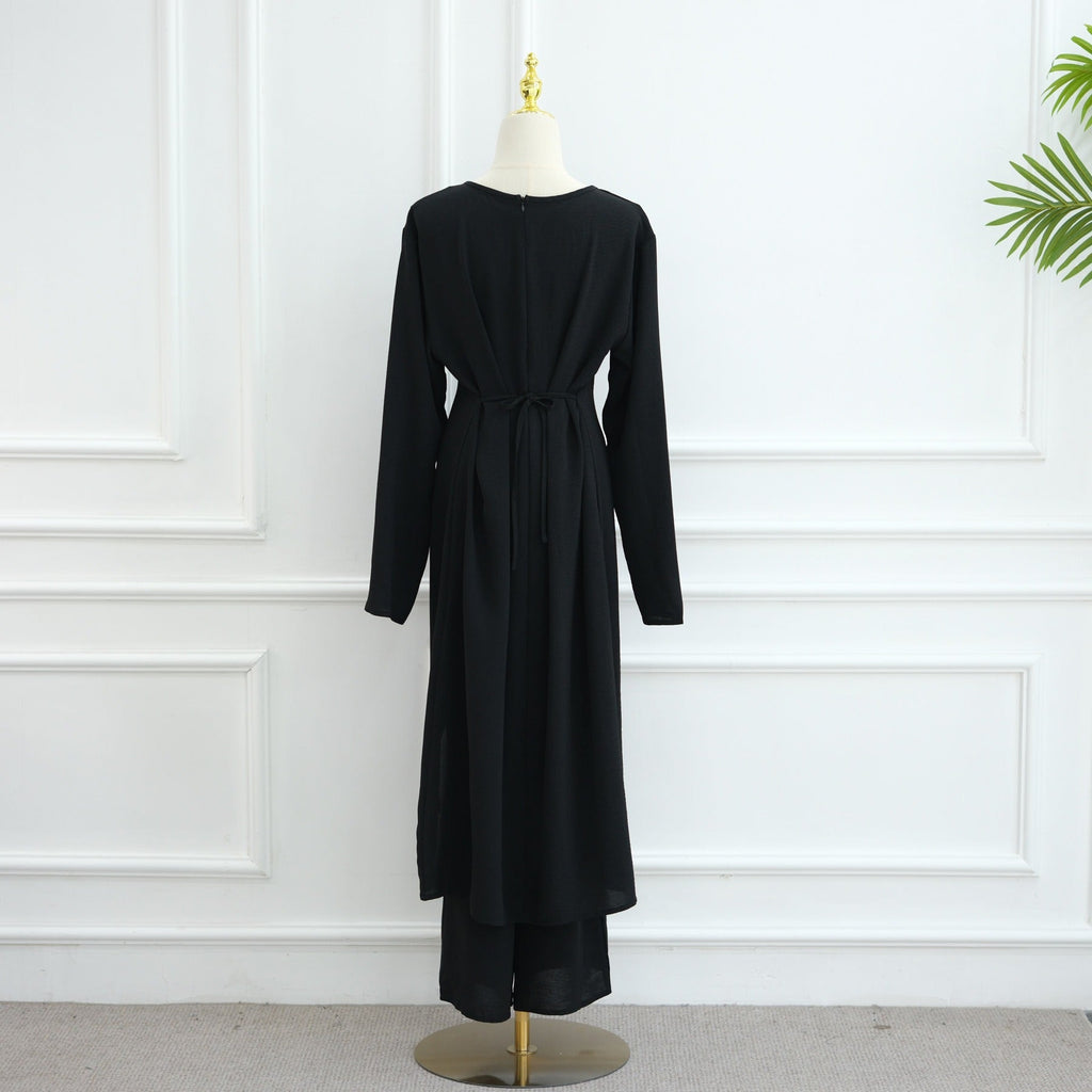 LM322 Ensemble Modeste 2 Pièces - Tenue Haut & Pantalon