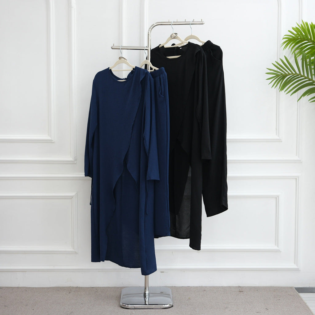 LM322 Ensemble Modeste 2 Pièces - Tenue Haut & Pantalon