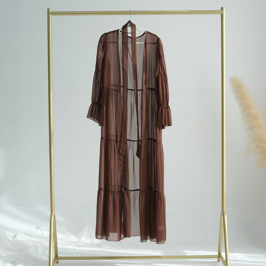LM323 Ensemble Robe Abaya Musulmane avec Hijab - Mode Islamique Modeste