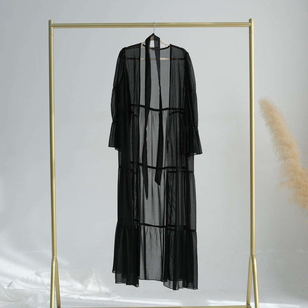 LM323 Ensemble Robe Abaya Musulmane avec Hijab - Mode Islamique Modeste