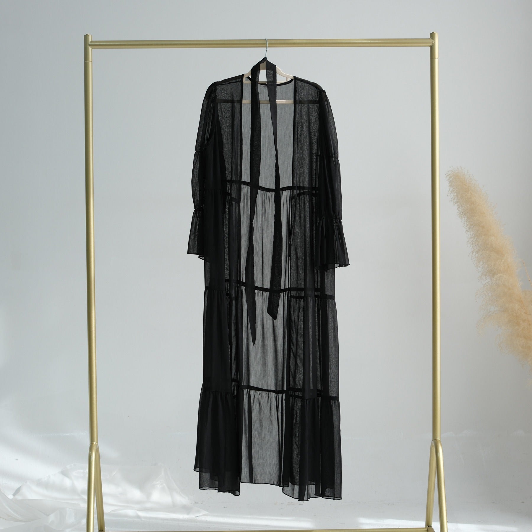 LM323 Ensemble Robe Abaya Musulmane avec Hijab - Mode Islamique Modeste
