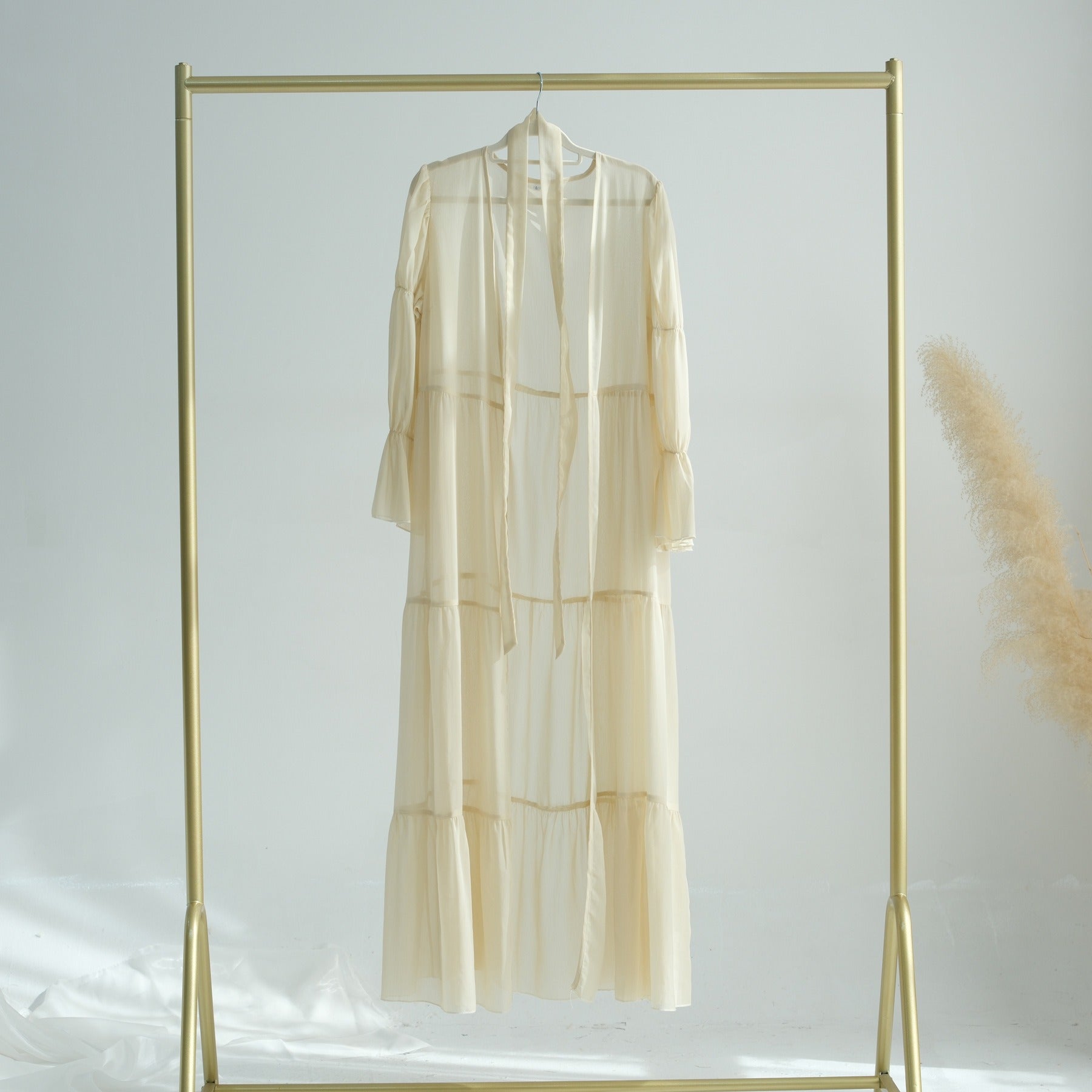 LM323 Ensemble Robe Abaya Musulmane avec Hijab - Mode Islamique Modeste