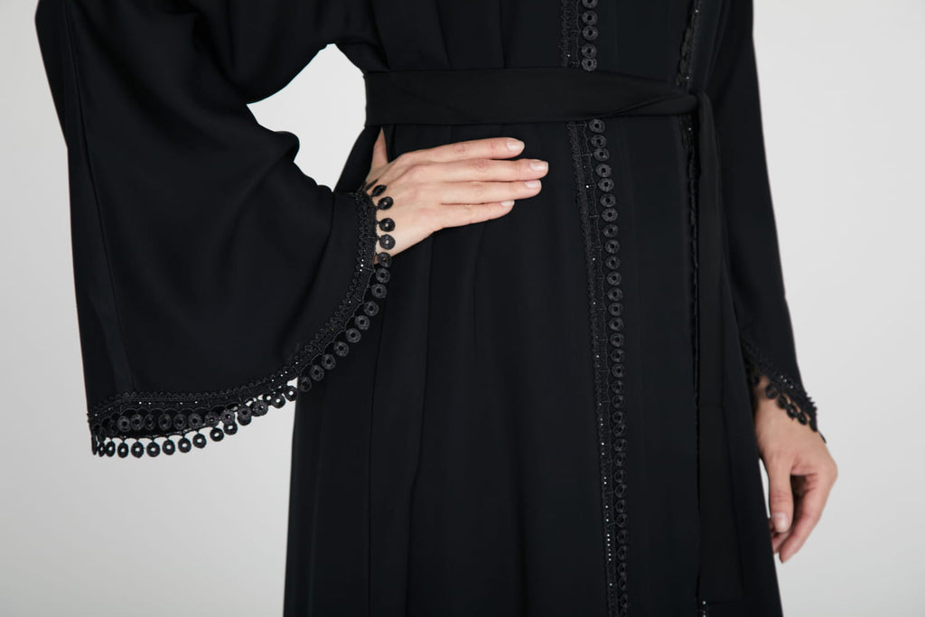 Ceinture en Tissu Noire