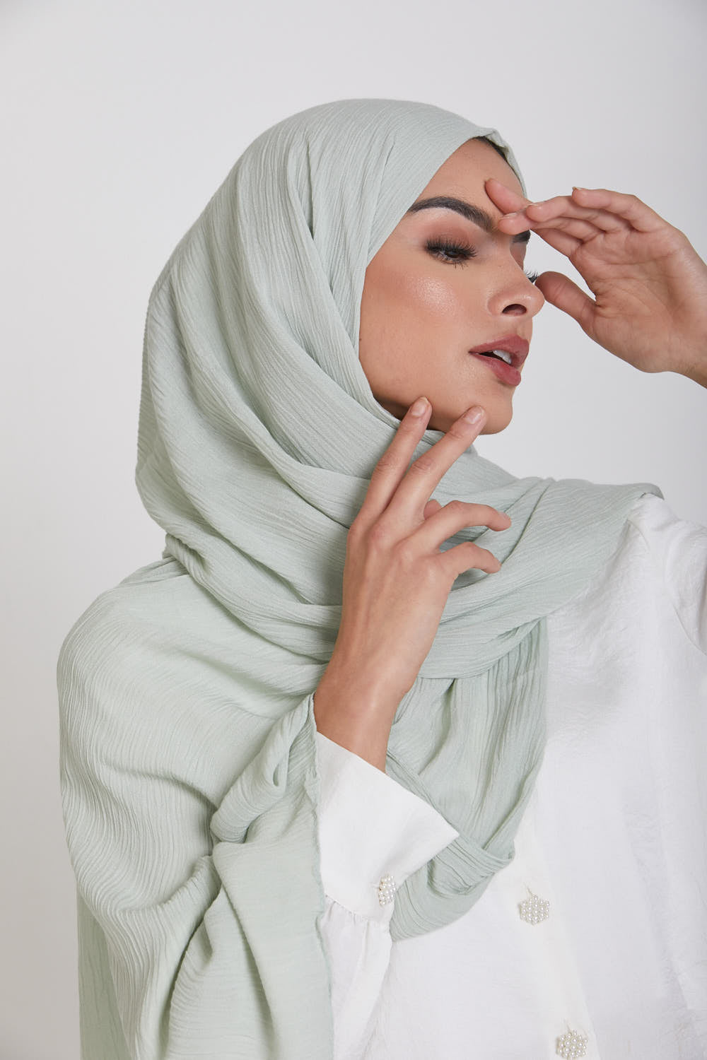 Hijab Modal Froissé - Mojito