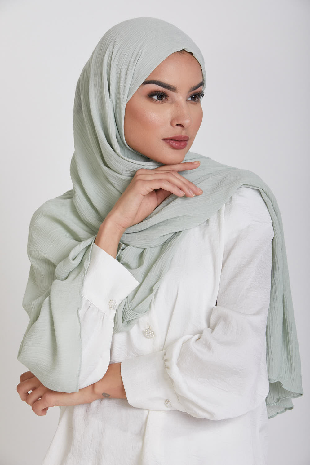 Hijab Modal Froissé - Mojito