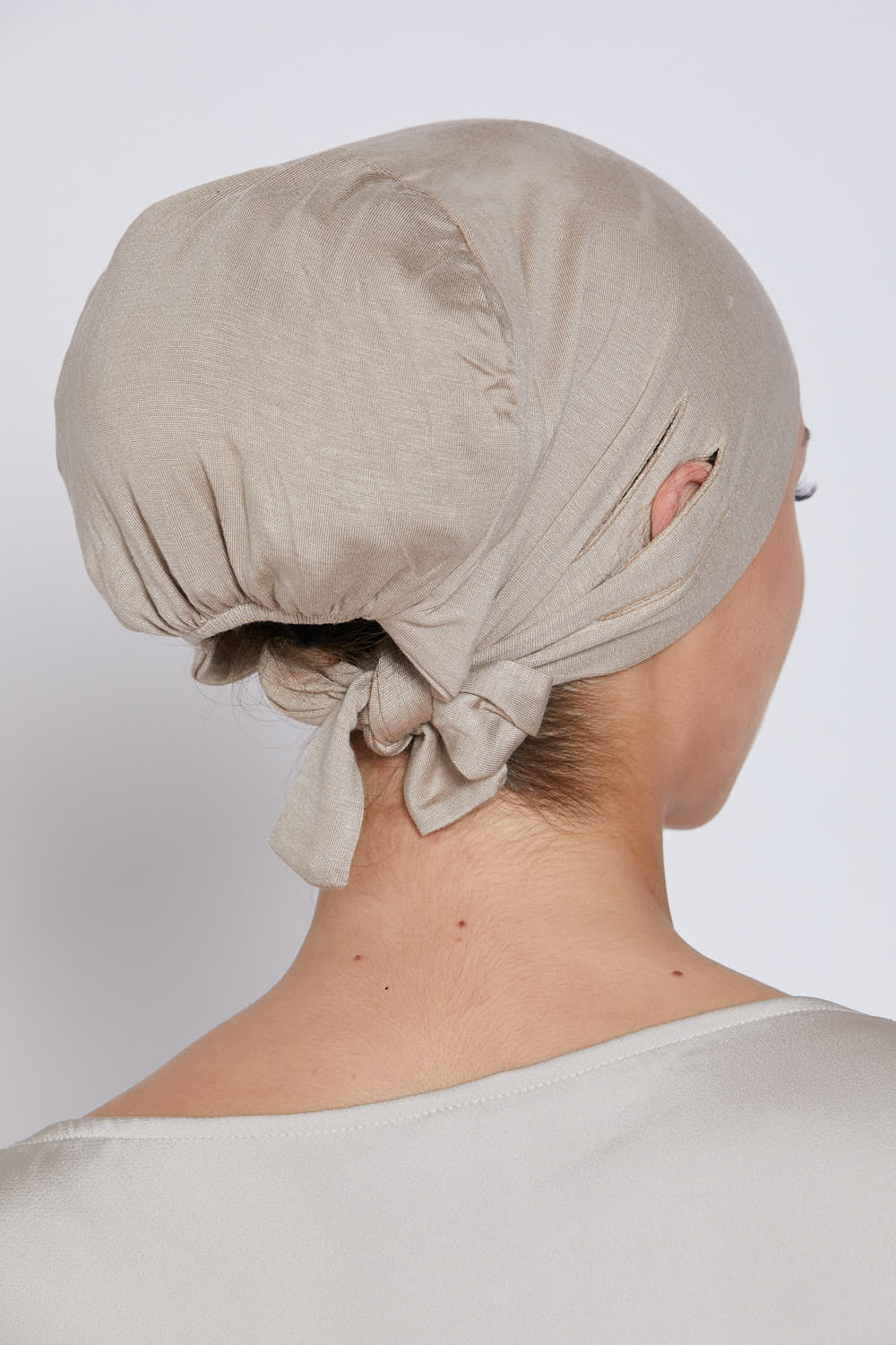 Bonnets Hijab Fente Noués Derrière