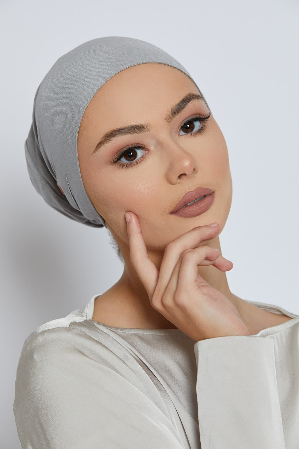 Bonnets Hijab Fente Noués Derrière