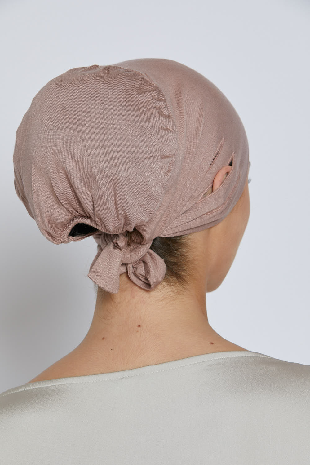 Bonnets Hijab Fente Noués Derrière