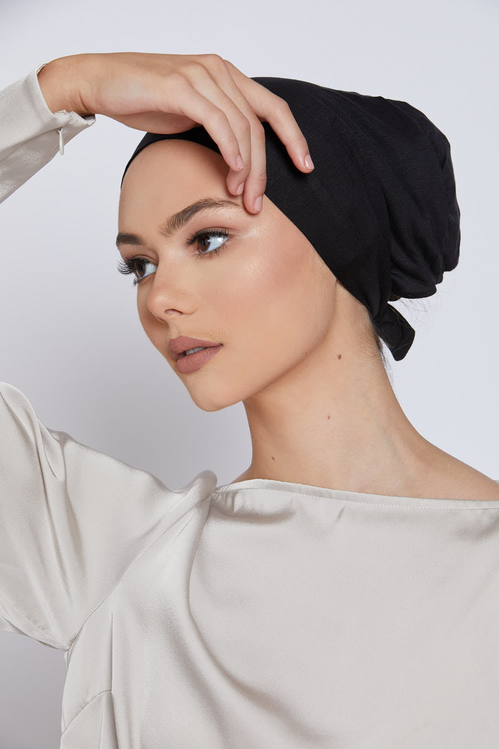 Bonnets Hijab Noués Derrière