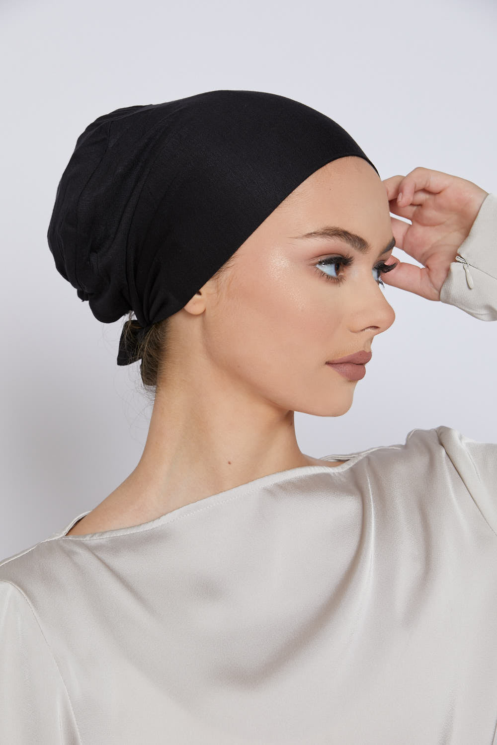 Bonnets Hijab Noués Derrière