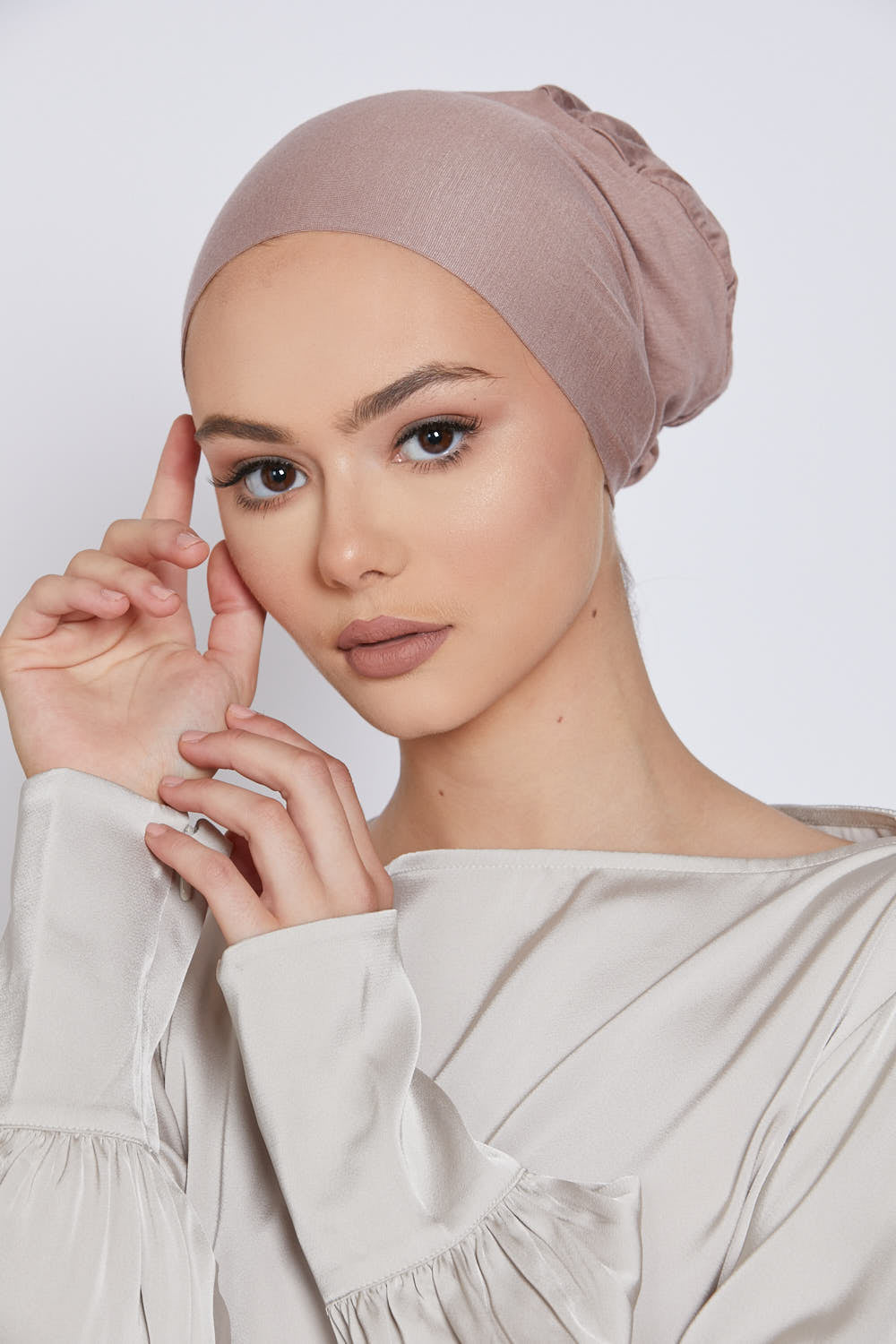 Bonnets Hijab Noués Derrière