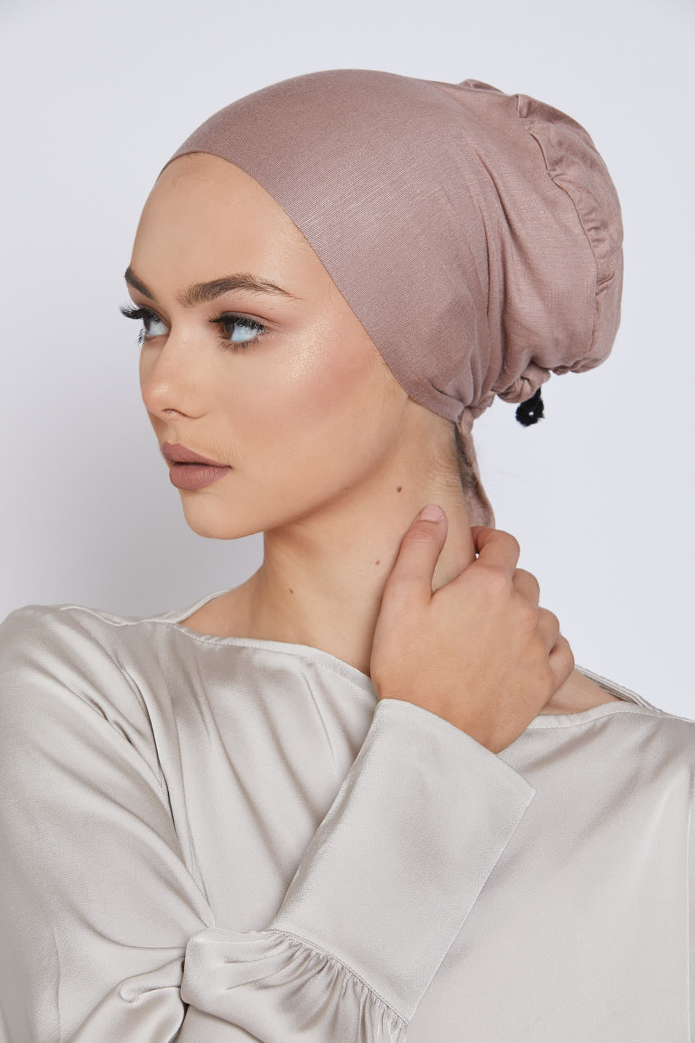 Bonnets Hijab Noués Derrière