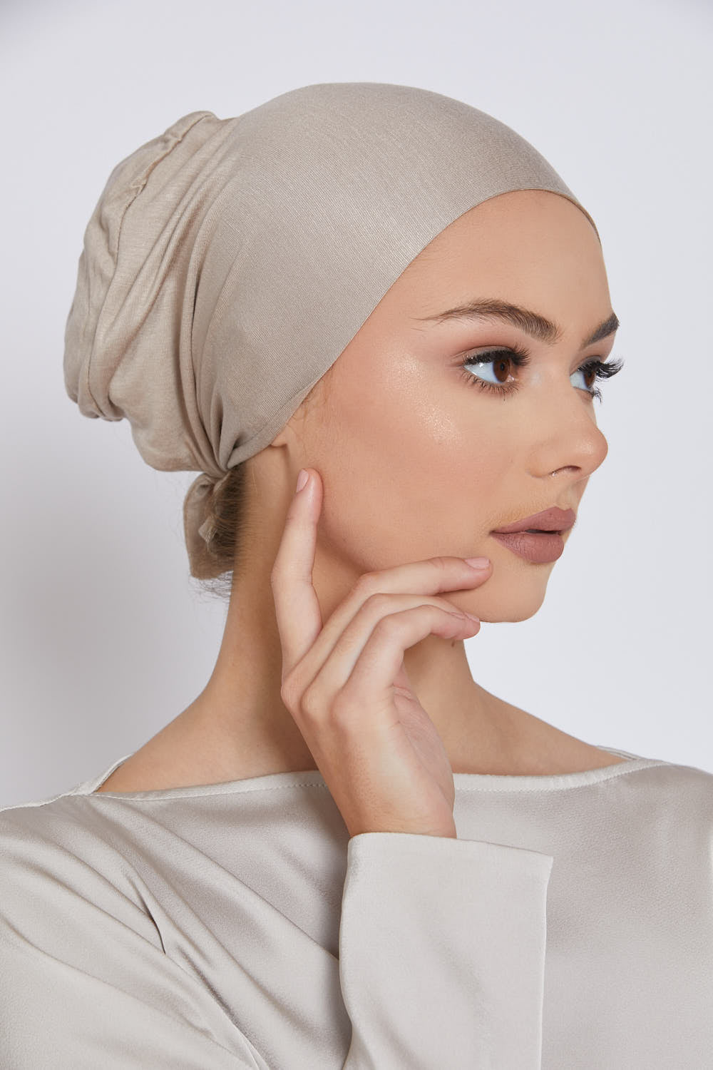 Bonnets Hijab Noués Derrière