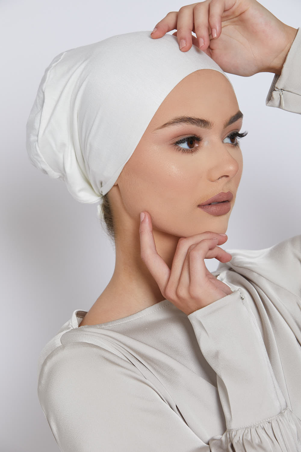Bonnets Hijab Noués Derrière