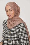 Hijab Jersey Premium - Taupe Poudré