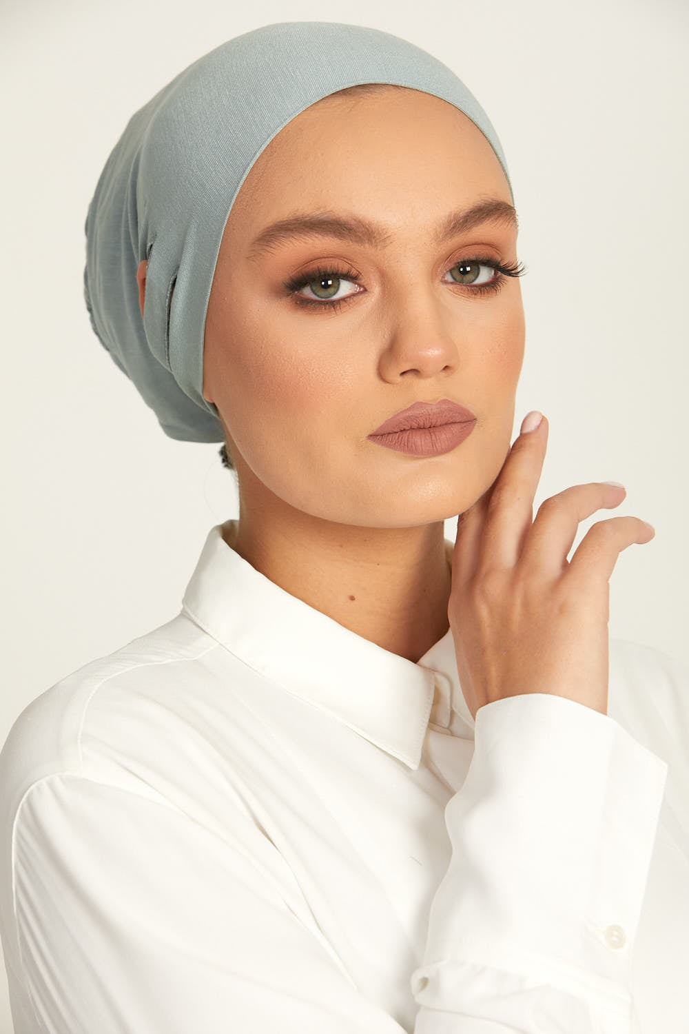 Bonnets Hijab Fente Noués Derrière