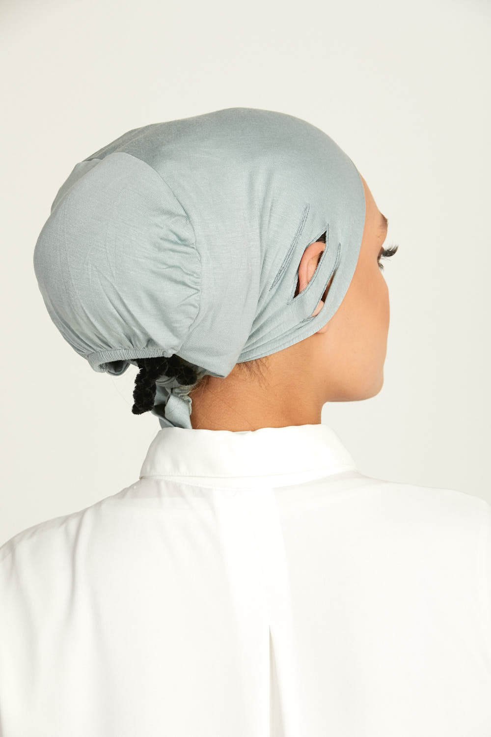 Bonnets Hijab Fente Noués Derrière