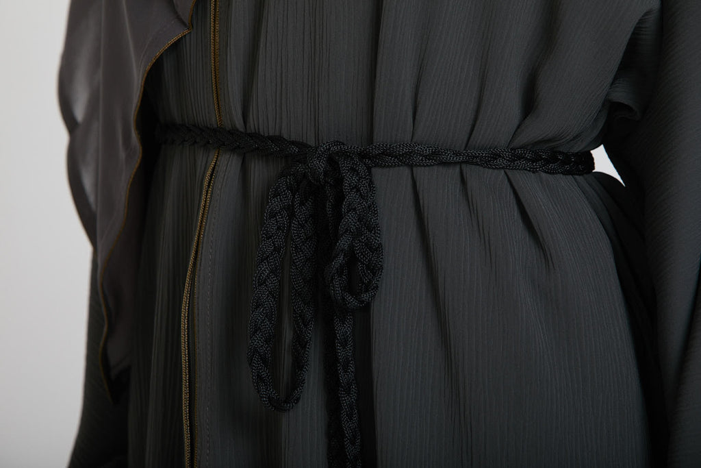 Ceinture Corde Tressée à Glands