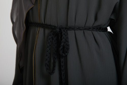 Ceinture Corde Tressée à Glands