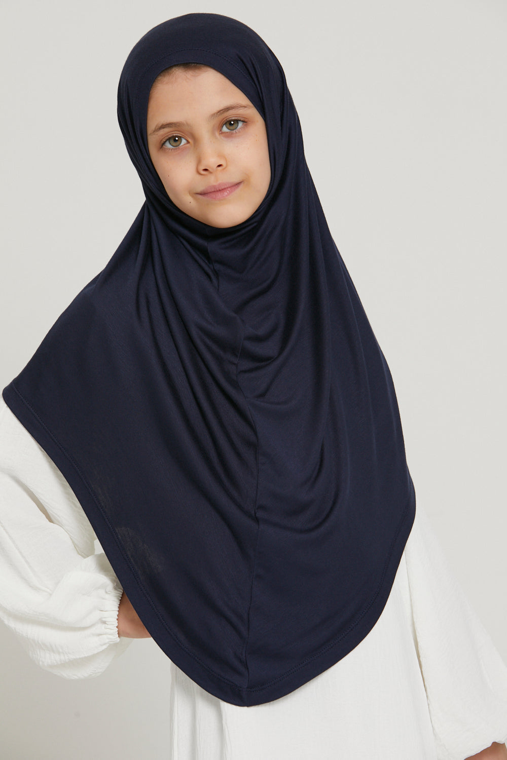 Khimar Jersey Premium Filles Junior - Marine