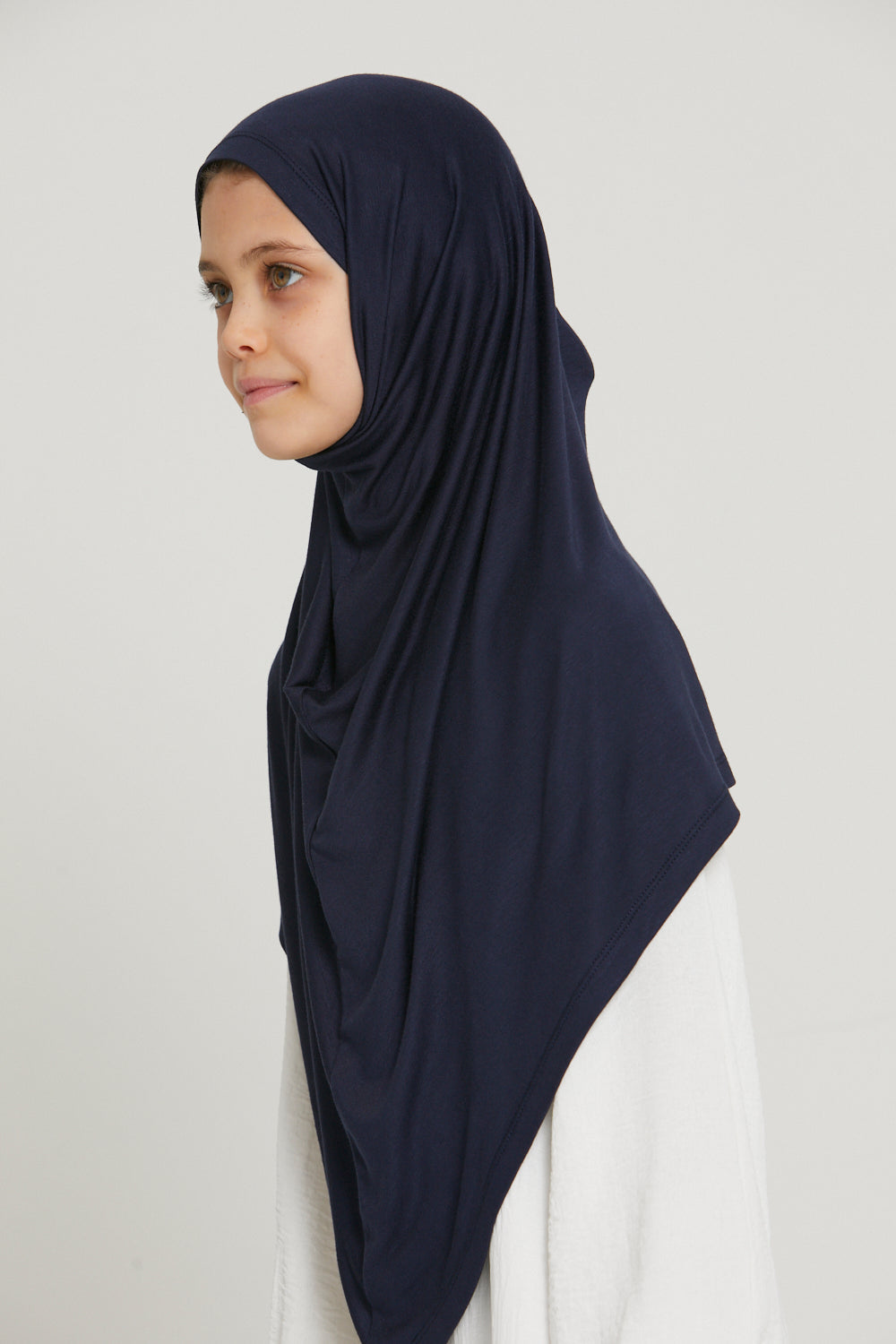 Khimar Jersey Premium Filles Junior - Marine
