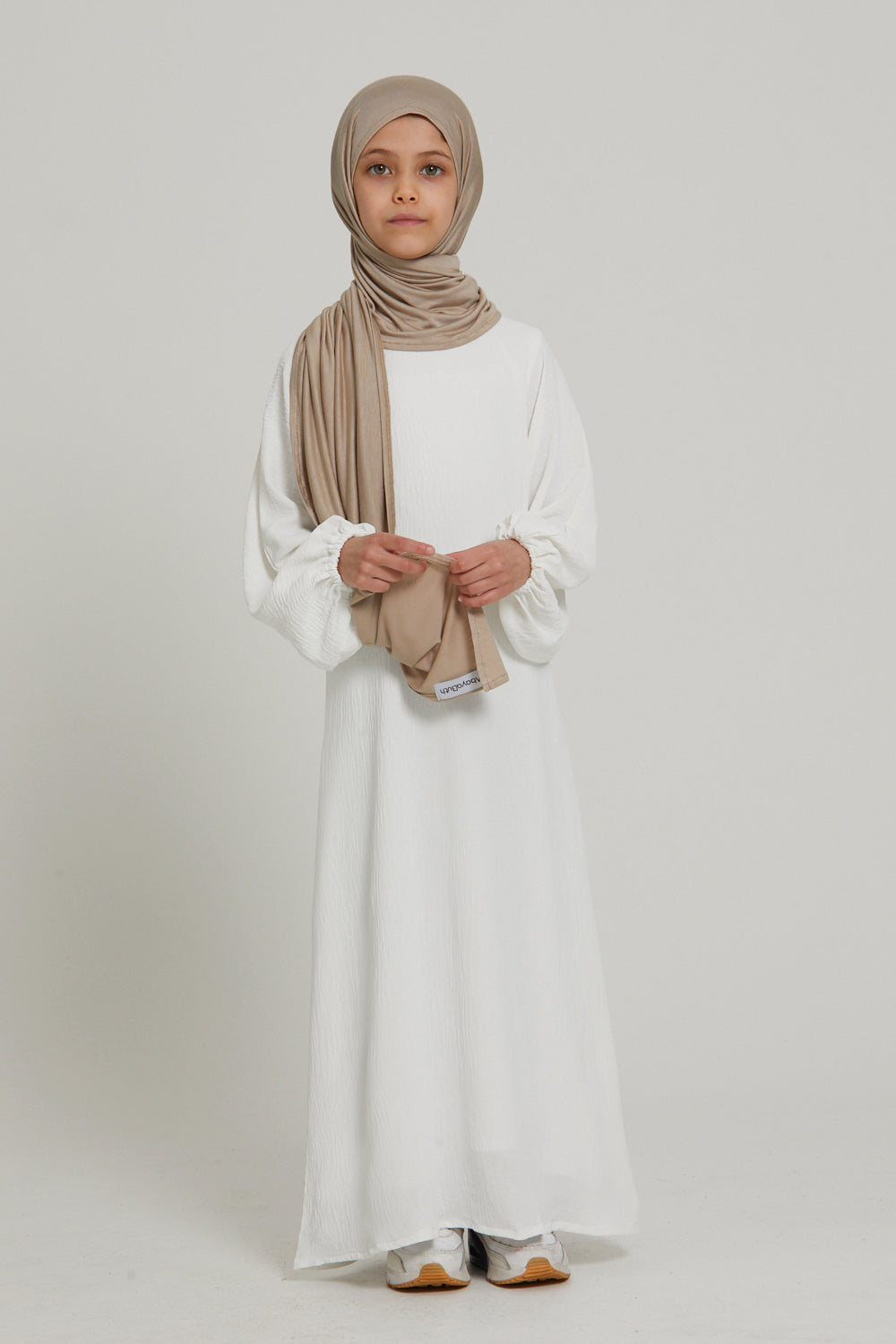 Hijab Jersey Instantané Filles Junior - Nude