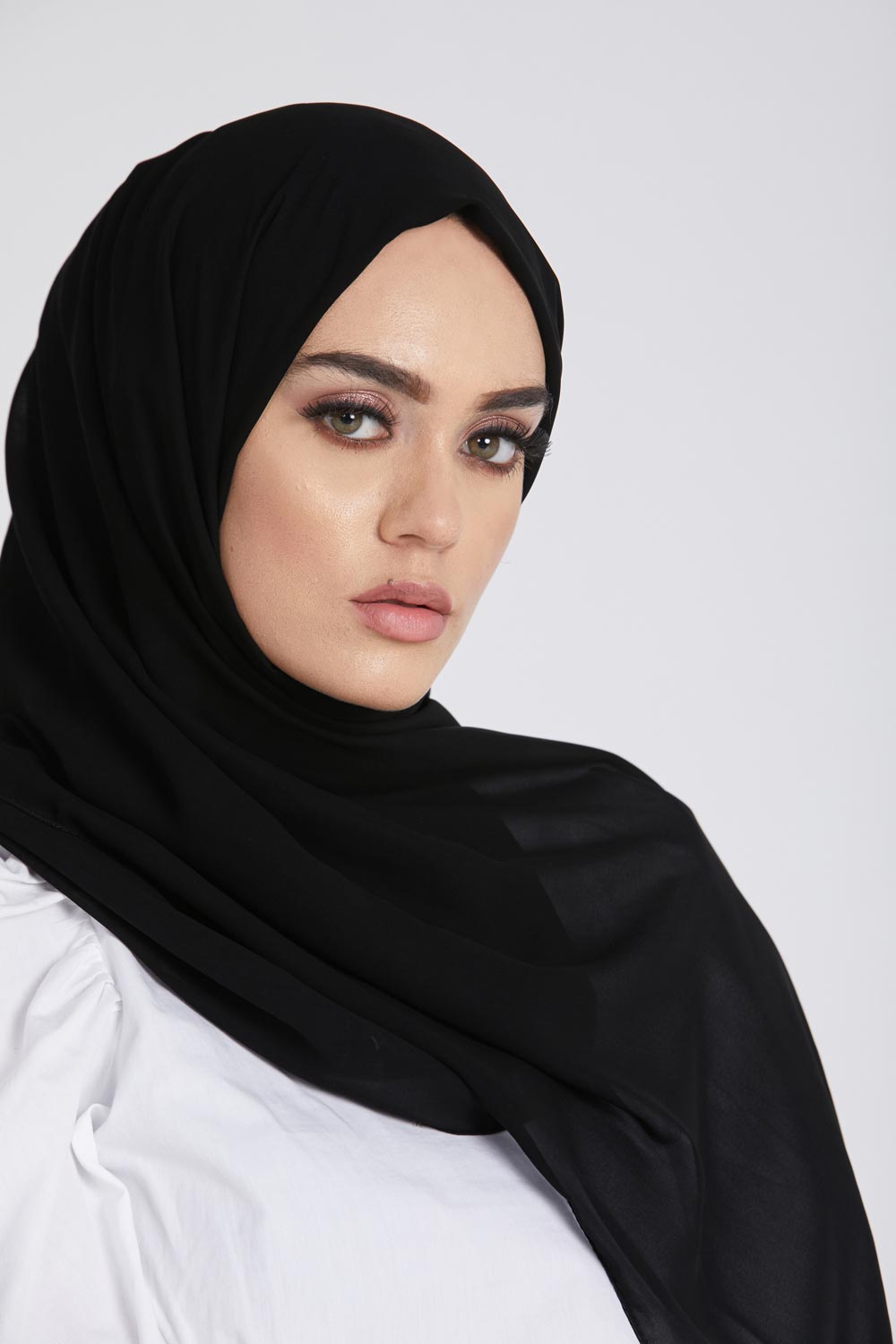 Hijab Georgette Luxe - Noir