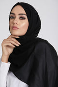 Hijab Georgette Luxe - Noir