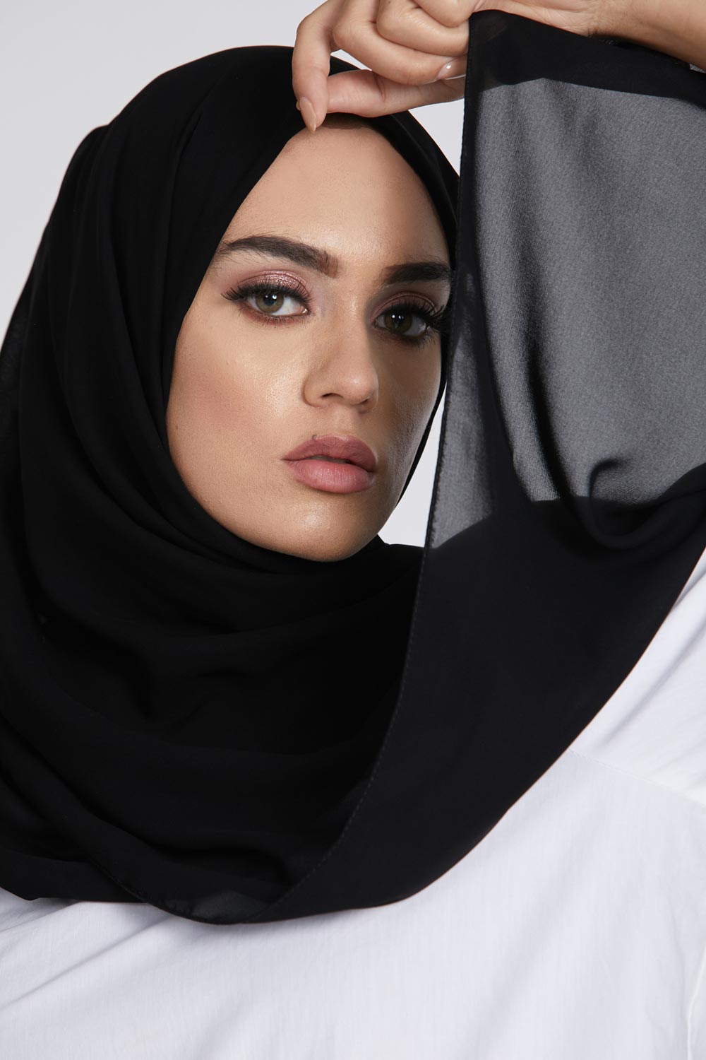 Hijab Georgette Luxe - Noir