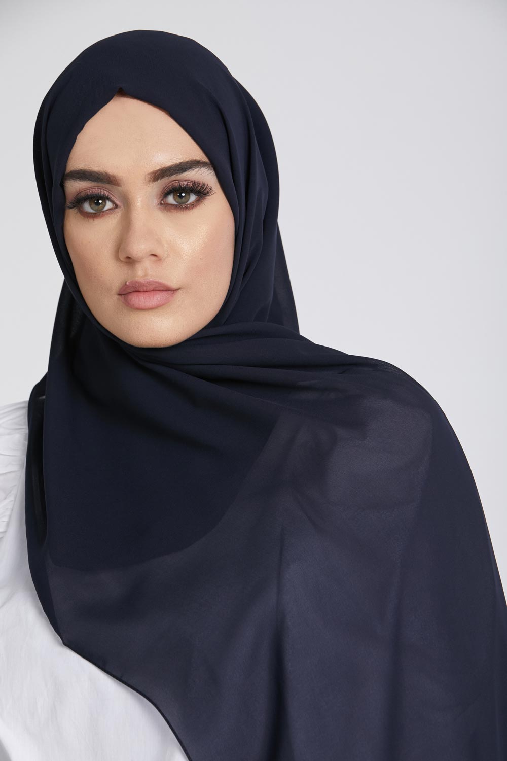 Hijab Georgette Luxe Marine