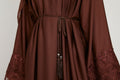 Ceinture Corde Tressée à Glands Slim - Marron Chocolat
