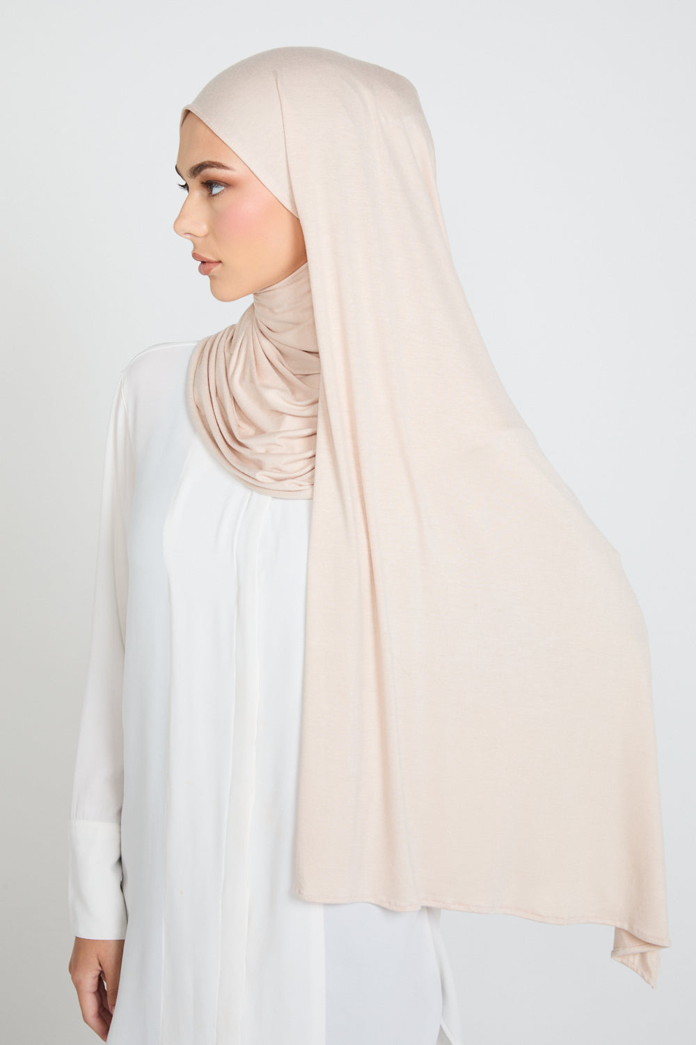 Hijab Jersey Crème Pierre de Lune