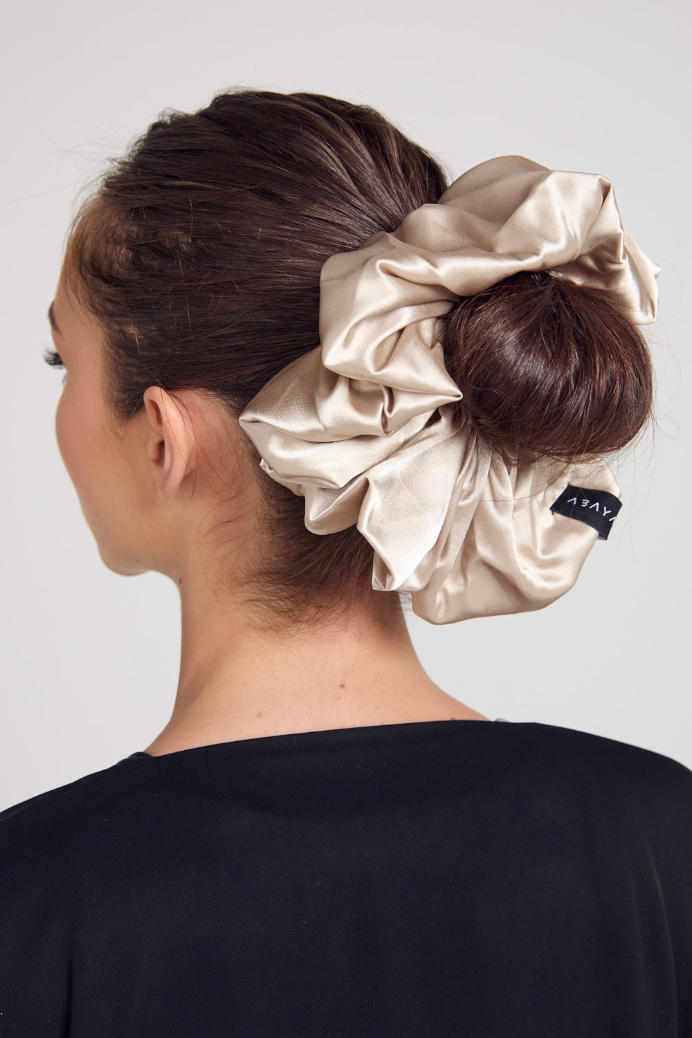Chouchou Volumateur Satin - Nude
