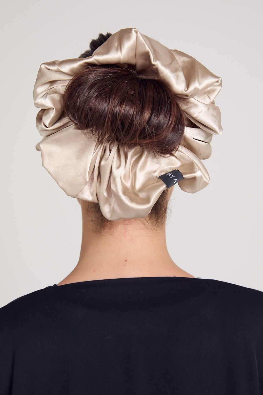 Chouchou Volumateur Satin - Nude