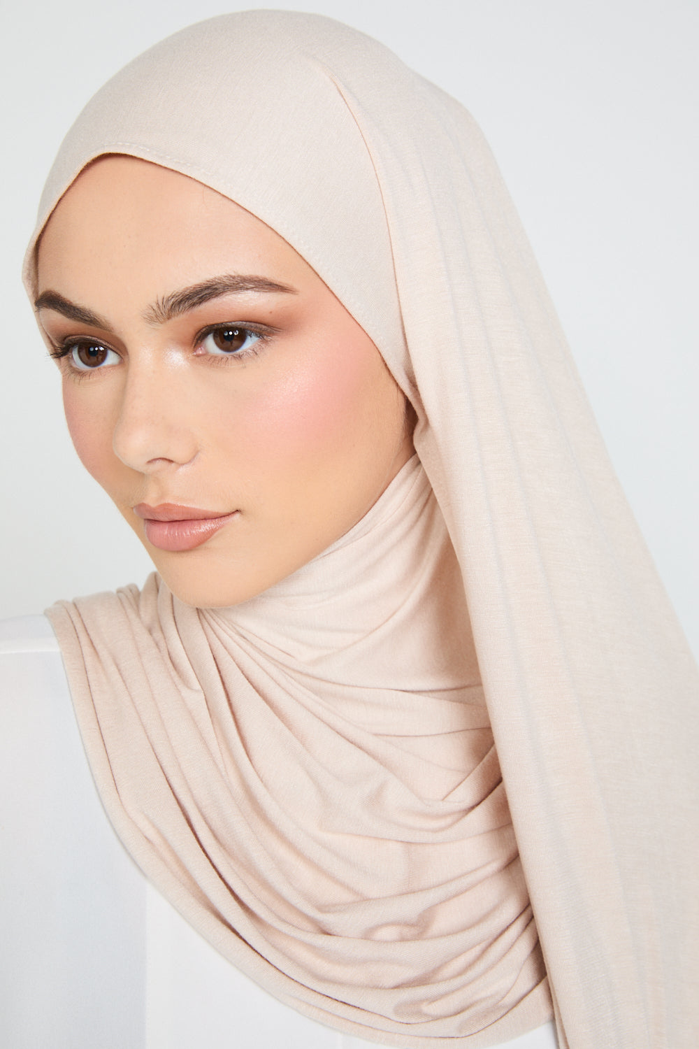 Hijab Jersey Crème Pierre de Lune