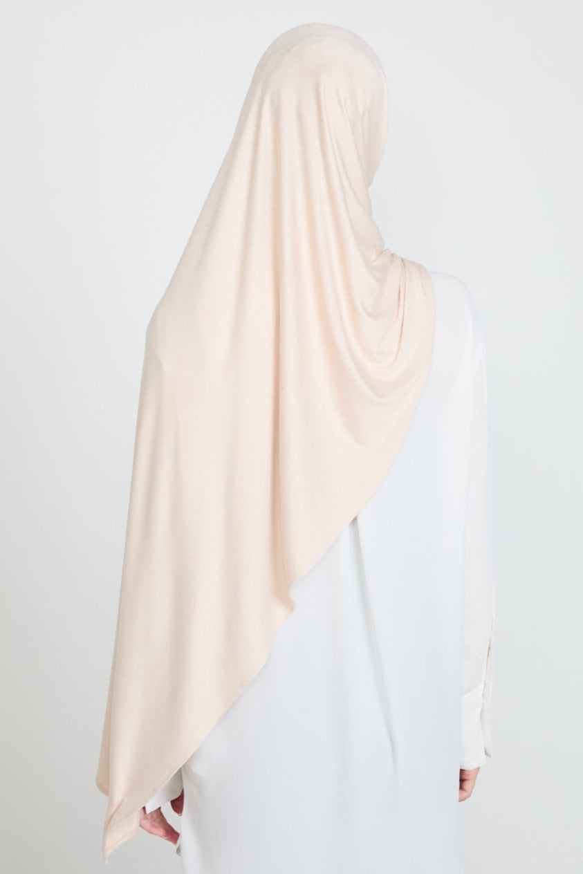 Hijab Jersey Crème Pierre de Lune