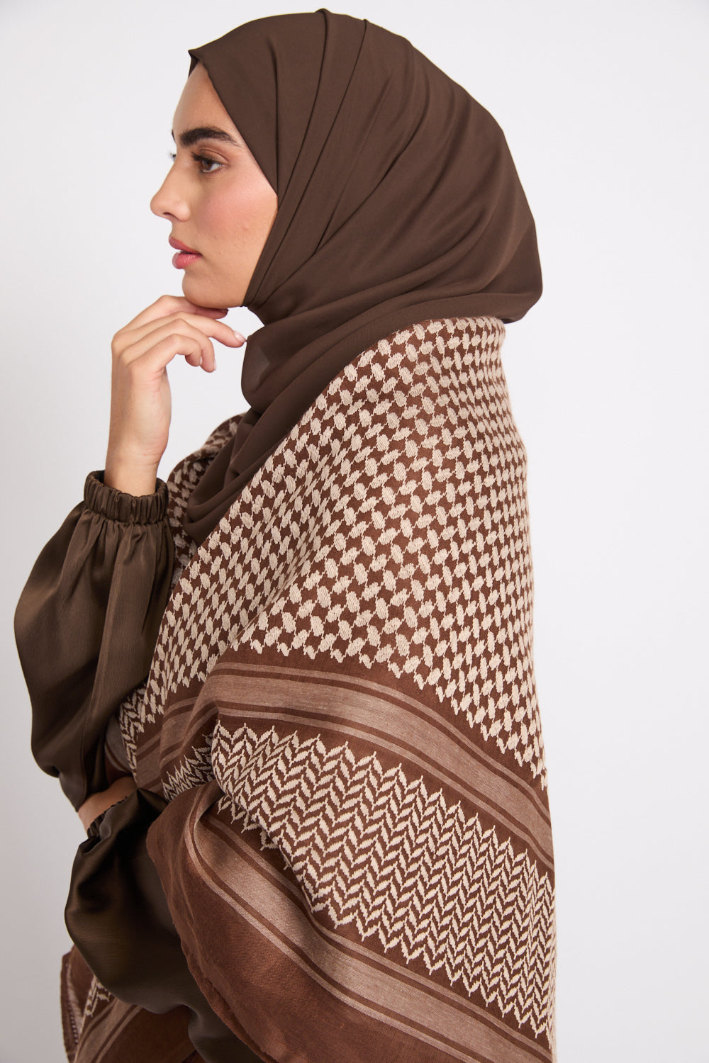 Foulard Keffieh - Cappuccino