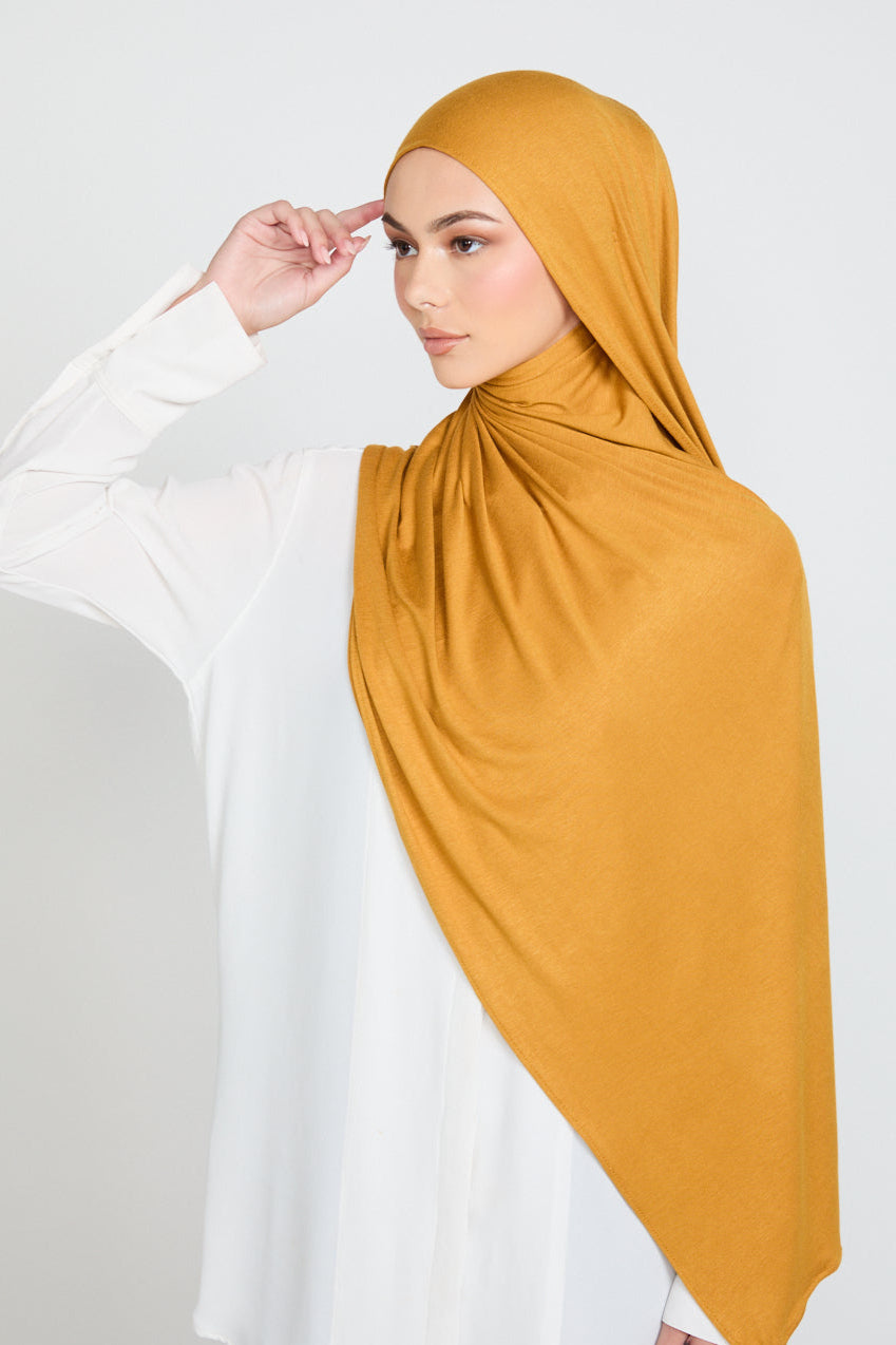 Hijab Jersey Safran Doré
