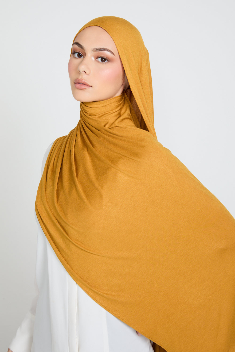 Hijab Jersey Safran Doré